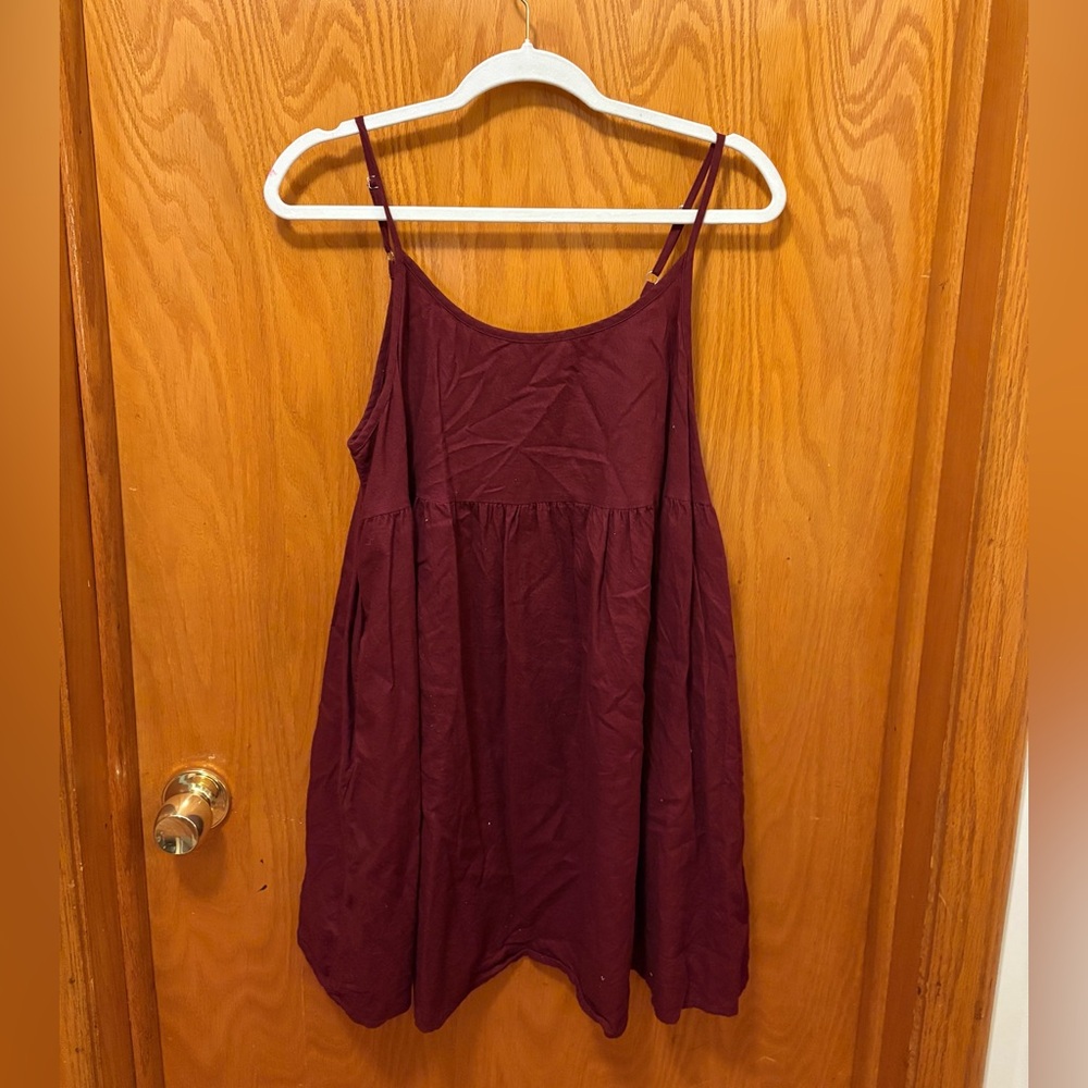 Wild Fable Burgundy Mini Dress